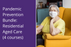 Pandemic Prevention in Residential Aged Care (Bundle)